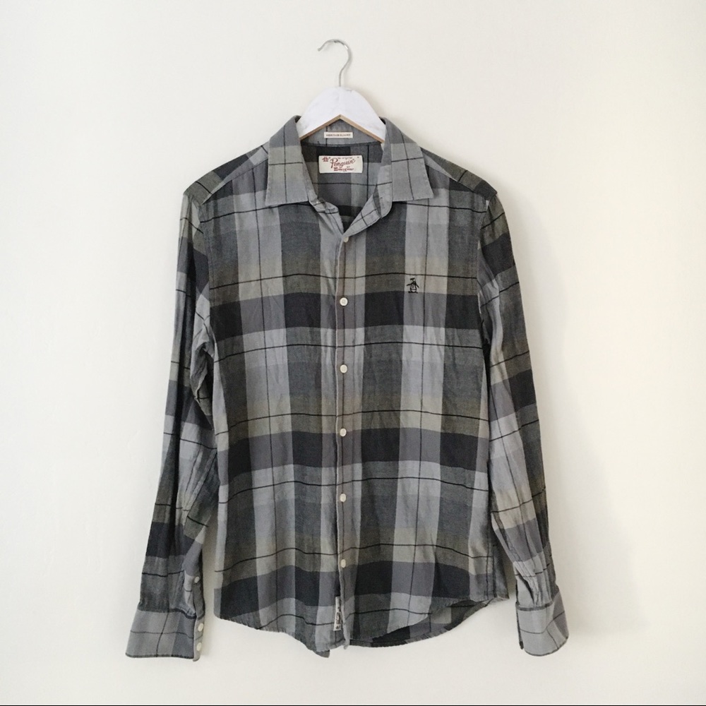 Penguin Plaid Burton Down Shirt Heritage Slim Fit